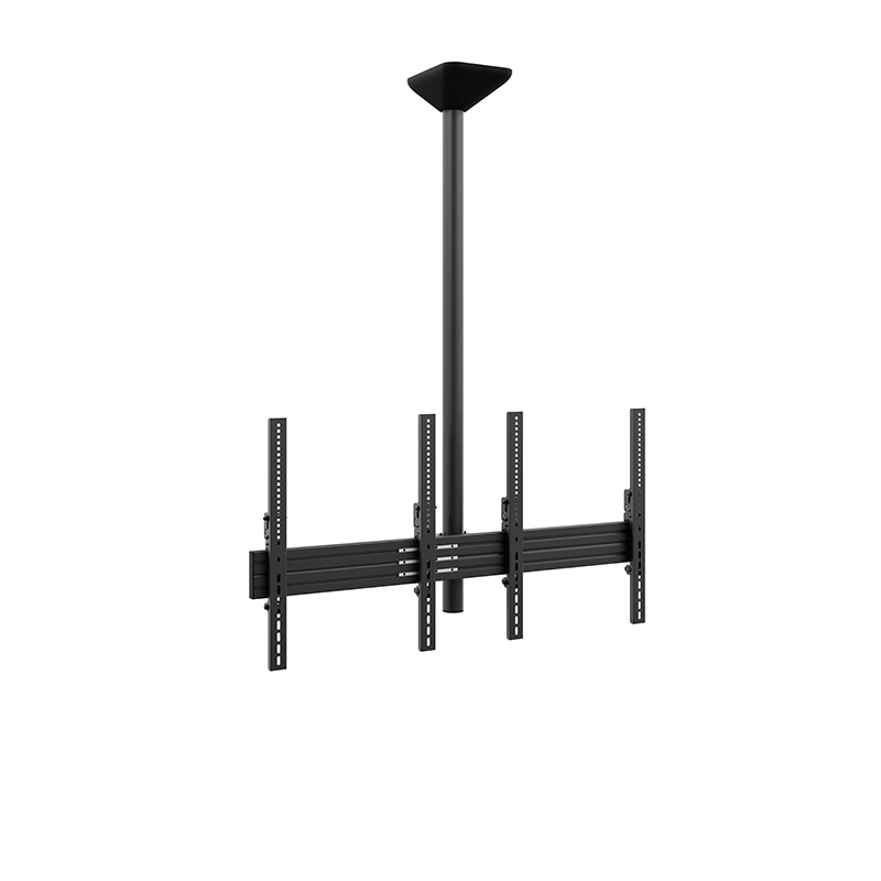 Hagor CPS Menuboard D2P 46-65" - Deckenhalterung 2x Portrait - max. 40 kg - VESA 400x600 - 1209 mm - schwarz