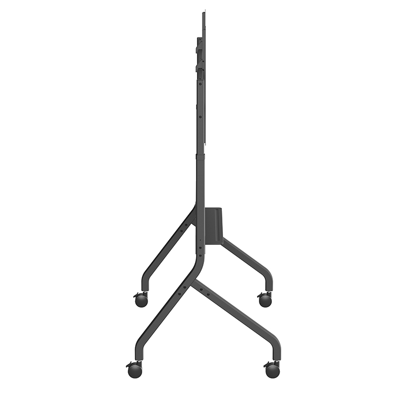Hagor BrackIT Stand Scandio Moto 8281 - Rollwagen motorisiert 65-98" - Landscape - höhenverstellbar 300 mm - max. 85 kg - VESA 1200x600 - Schwarz