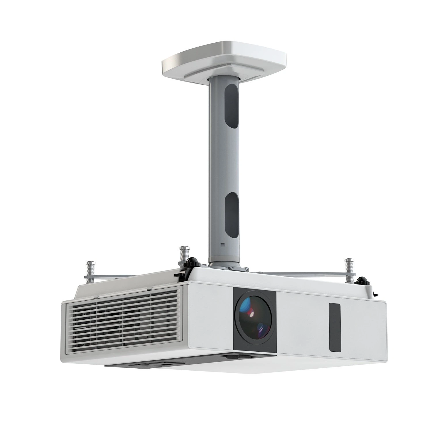 Kindermann Comfort² 30 4000000030 - Beamer-Deckenhalterung 30 cm (fix) - max. 20 kg - TÜV/GS - Silber