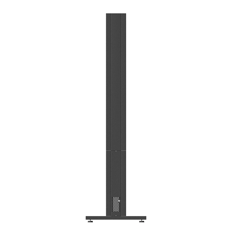 Hagor HP Kiosk 46" FS B2B - Back-to-Back Indoorstele 46" für 2 Displays - Portrait - abschliessbar - Anthrazitgrau