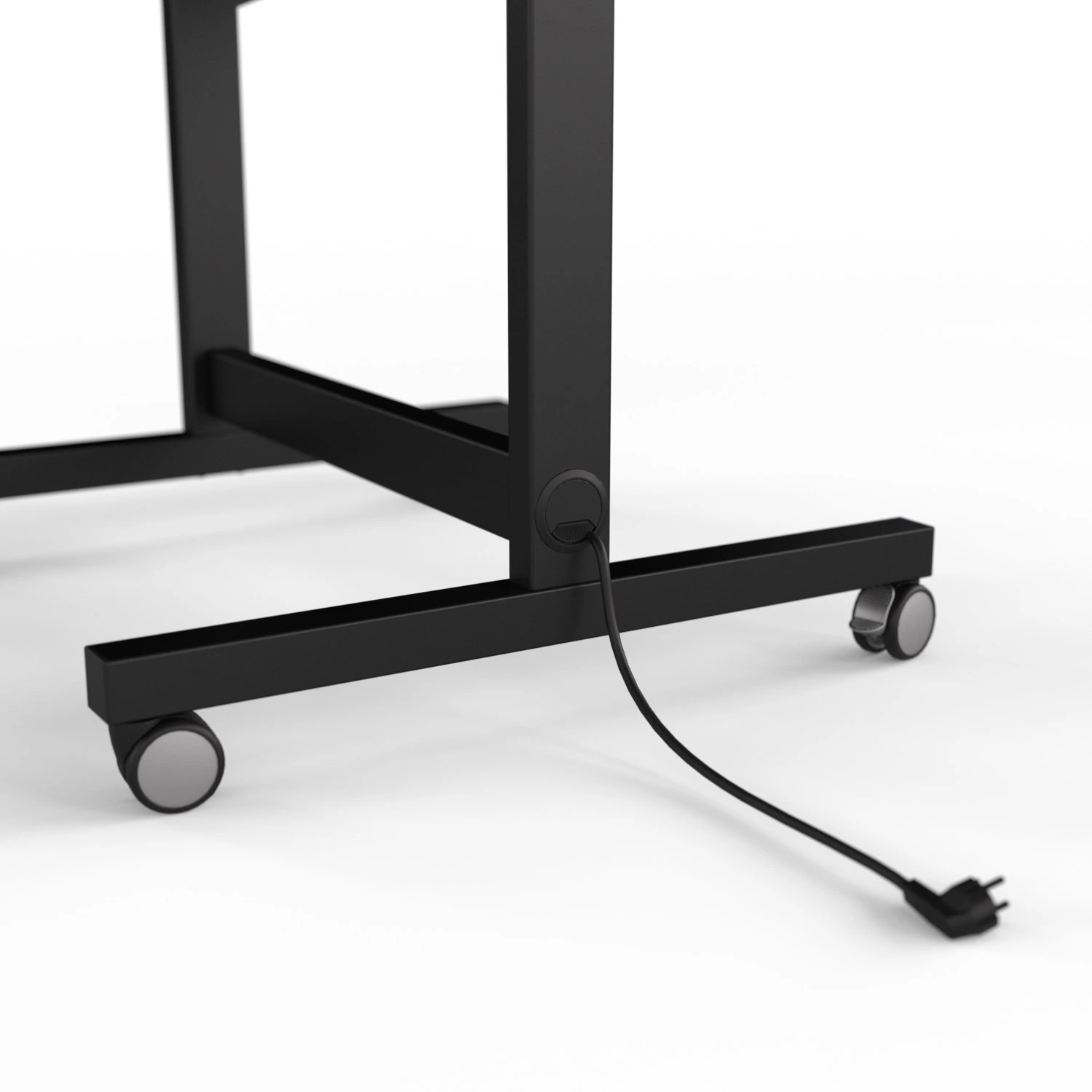 Kindermann Sprinter DS 4004000200 - mobiler Rollwagen für interaktive Displays bis 86" - 100 kg Tragkraft - mit DisplayShift² als mobile Tafel nutzbar