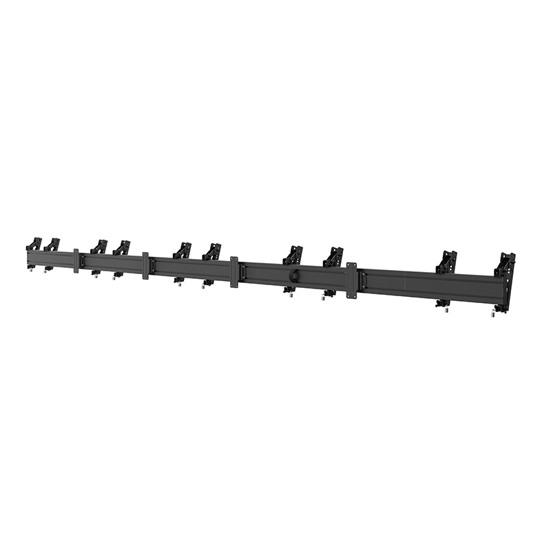 Hagor CPS Menuboard W5L 3322 - Wandhalterung 5x 32-43" - Landscape - neigbar -5°/+15° - max. 50 kg je Display - VESA 200x200 - Schwarz