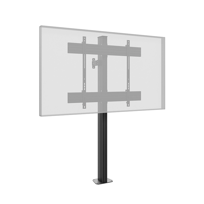 Hagor CPS Floor-Wall Single 3342 - Boden-Wandhalterung 75-86" - Landscape - bis 50 kg - VESA 900x800 - schwarz