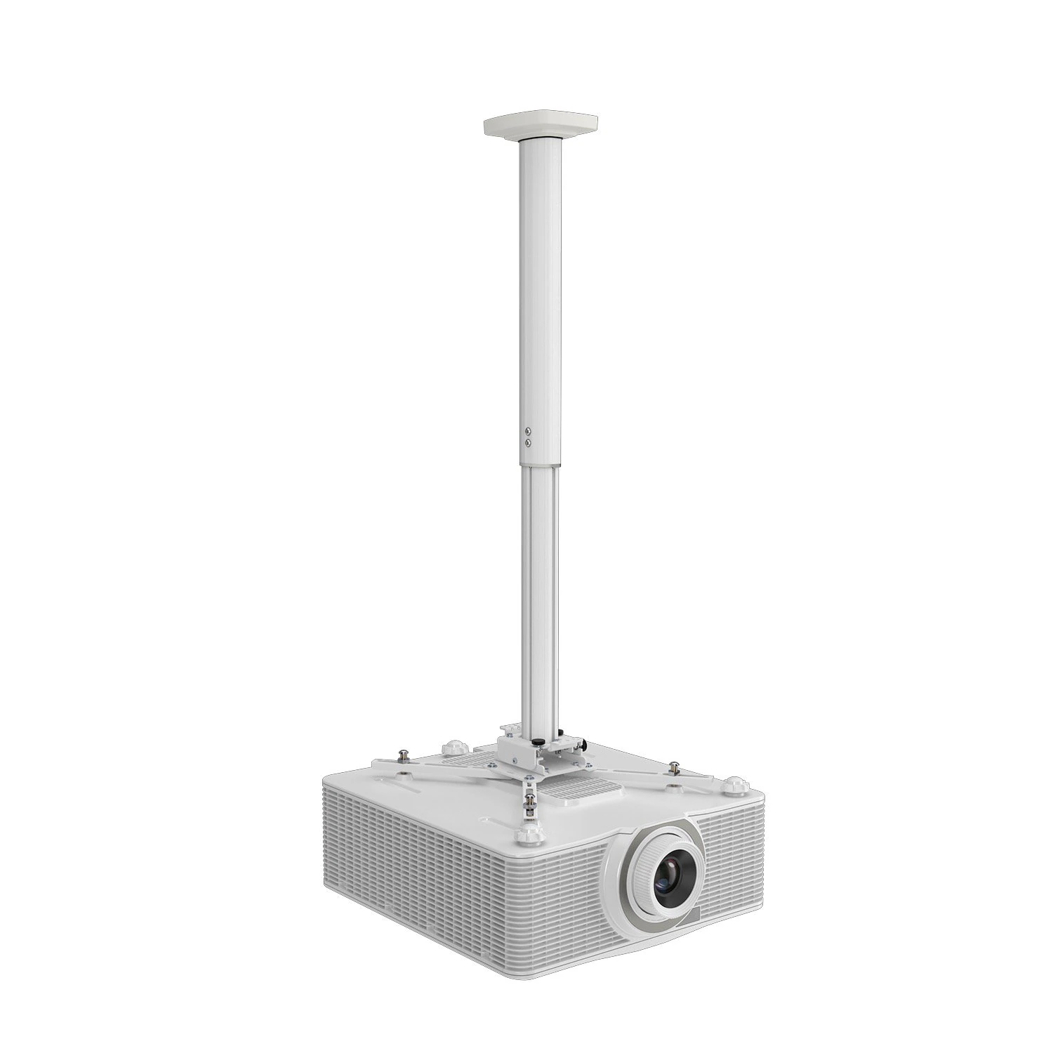 Kindermann Premium MA 100 7460000101 - Beamer-Deckenhalterung 61-100 cm - max. 30 kg - Aluminium - TÜV/GS - weiß