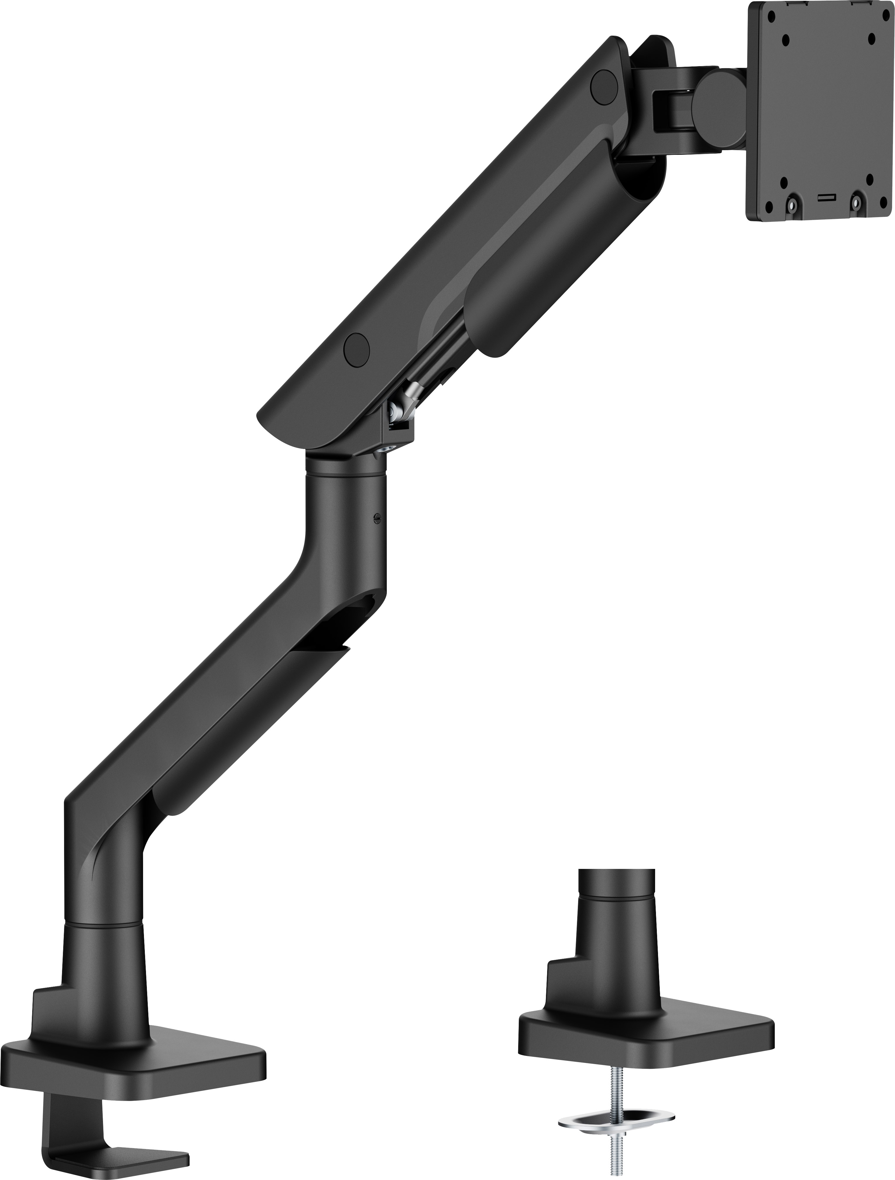 iiyama DS6001C-B1 - Gasfederarm Monitorhalterung, 17-49", bis 27kg, VESA 75x75/100x100, Schwarz