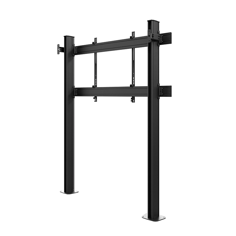 Hagor CPS Floor-Wall Single 3348 - Boden-Wandhalterung 86-110 Zoll - höhenverstellbar - Landscape - bis 150 kg - VESA 200x200-1500x800 - schwarz