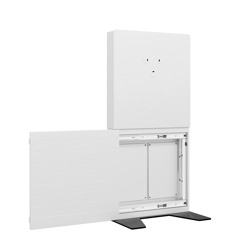 Hagor CON-Line Big FS Cisco WebEx Board Pro 75" 2782 - Medienstele freistehend - displayspezifisches Lochbild - Landscape - VESA-frei - Weiß/Schwarz