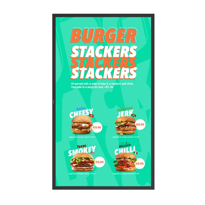 Hisense 55OP90FE - 55" Outdoor Display - 4K UHD - 4.000 cd/m² - 24/7 - IP56 - IK10 - Android 14 - VESA 1186x560 - schwarz