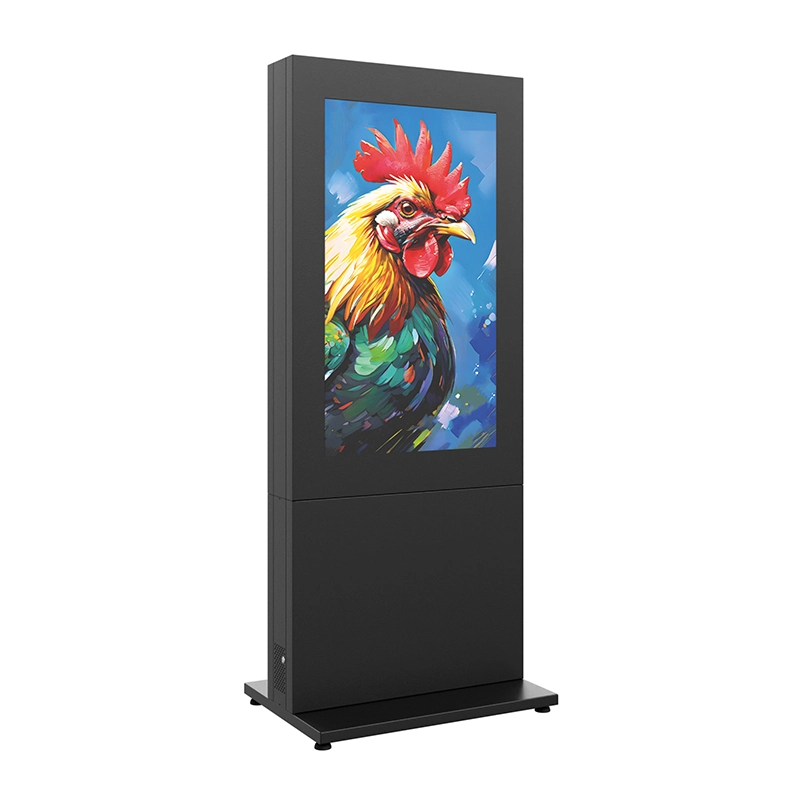Hagor HP Kiosk 50" FS B2B - Back-to-Back Indoorstele 50" für 2 Displays - Portrait - abschliessbar