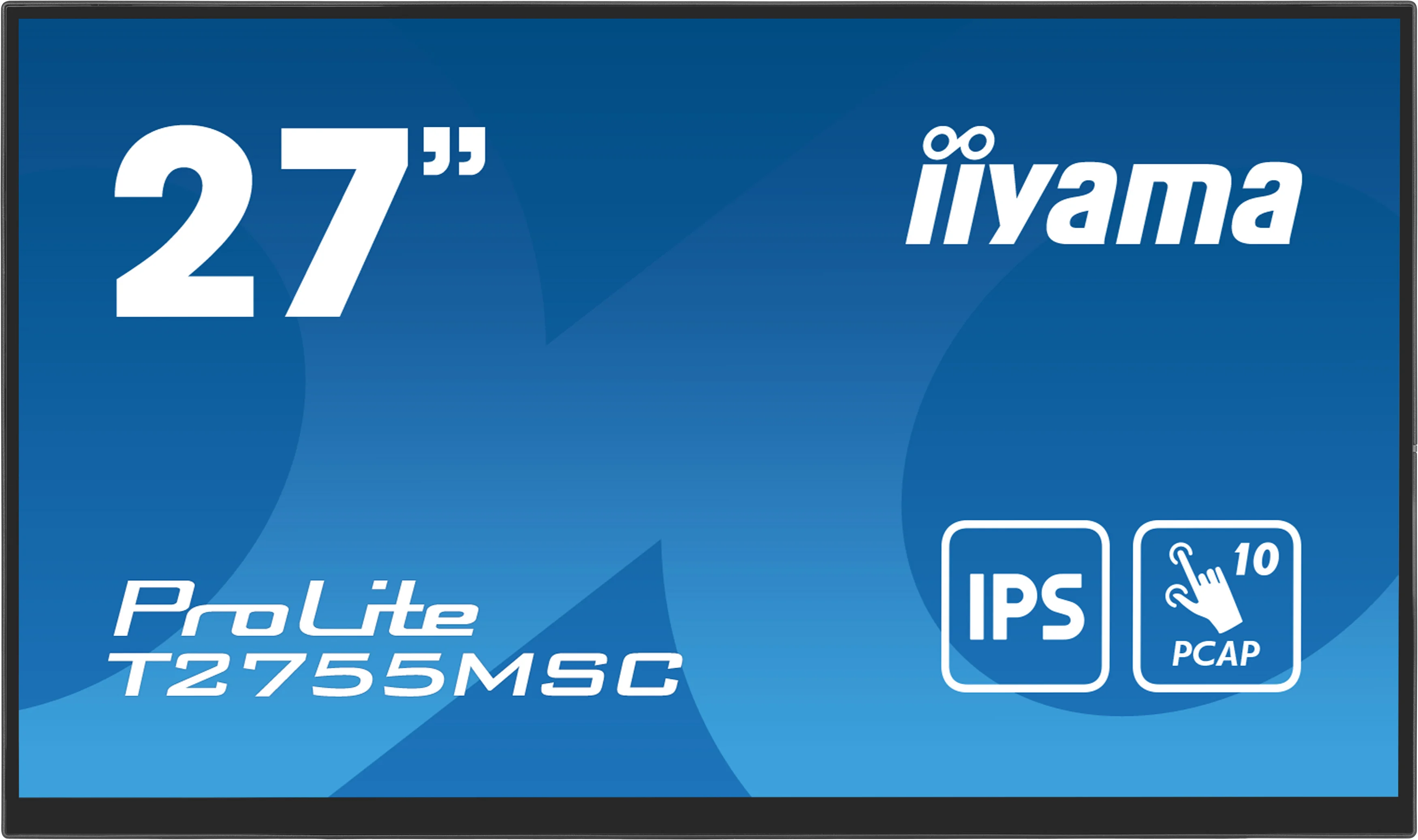 iiyama ProLite T2755MSC-B1 - 27" Touch Display - Full HD IPS - 360 cd/m² - NO-OS - VESA 100x100 - schwarz