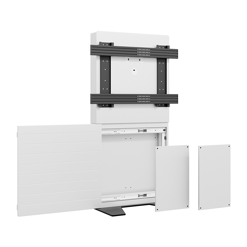 Hagor CON-Line Big FS Cisco WebEx Board Pro 55" 2778 - Medienstele freistehend - displayspezifisches Lochbild - Landscape - VESA-frei - Weiß/Schwarz