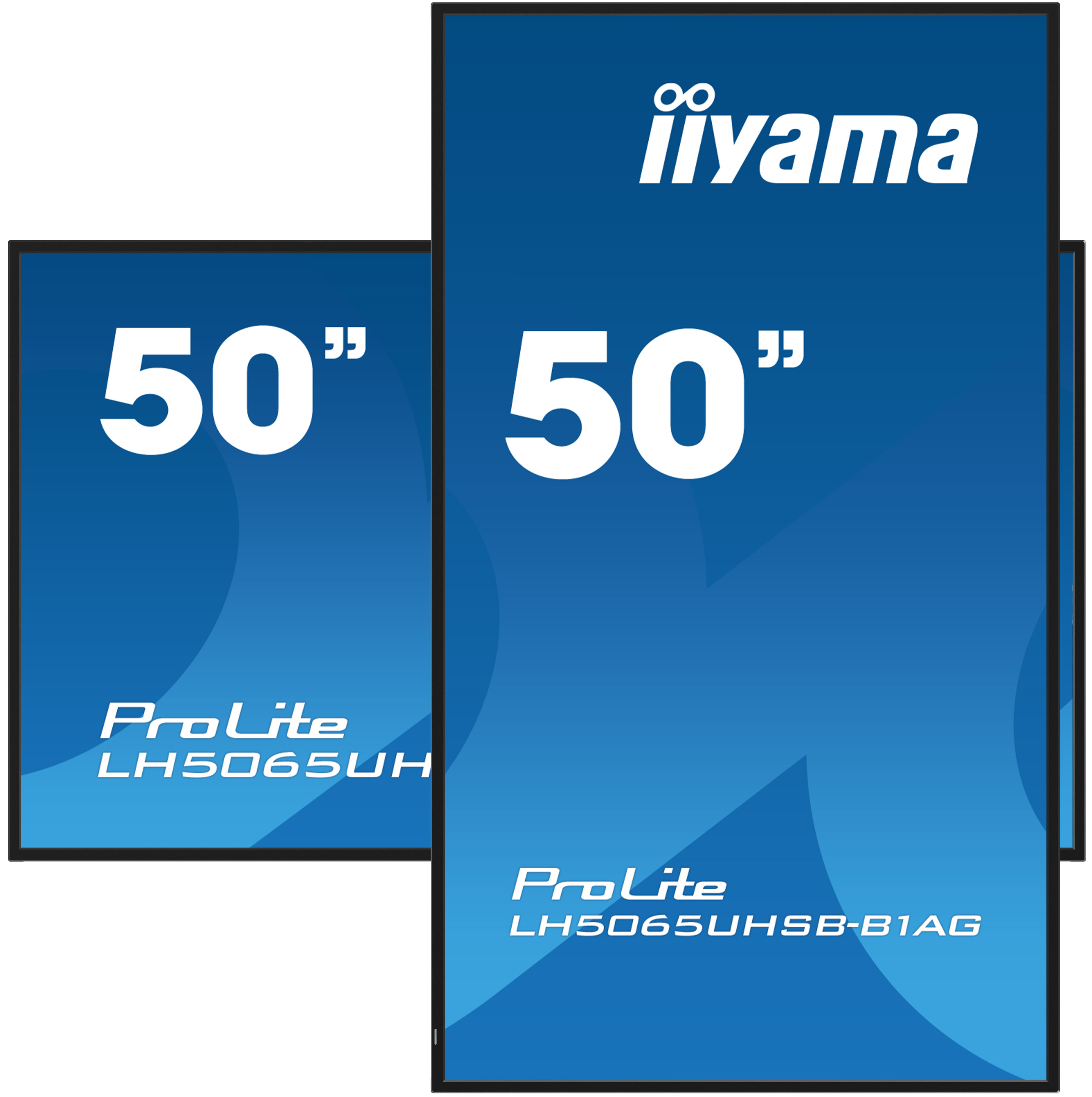 iiyama ProLite LH5065UHSB-B1AG - 50" 4K Digital Signage Display, 800 cd/m², Anti-Glare, Android 11