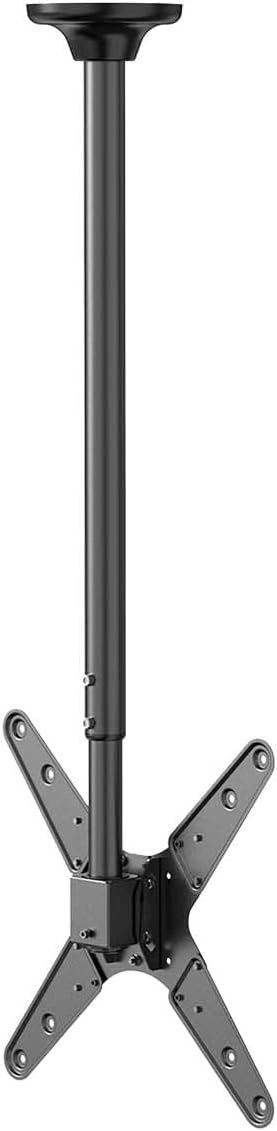 Neomounts FPMA-C340BLACK - Deckenhalterung 32-75" - max. 50 kg - VESA 400x400 - 360° Schwenk - H 106-156 cm - schwarz