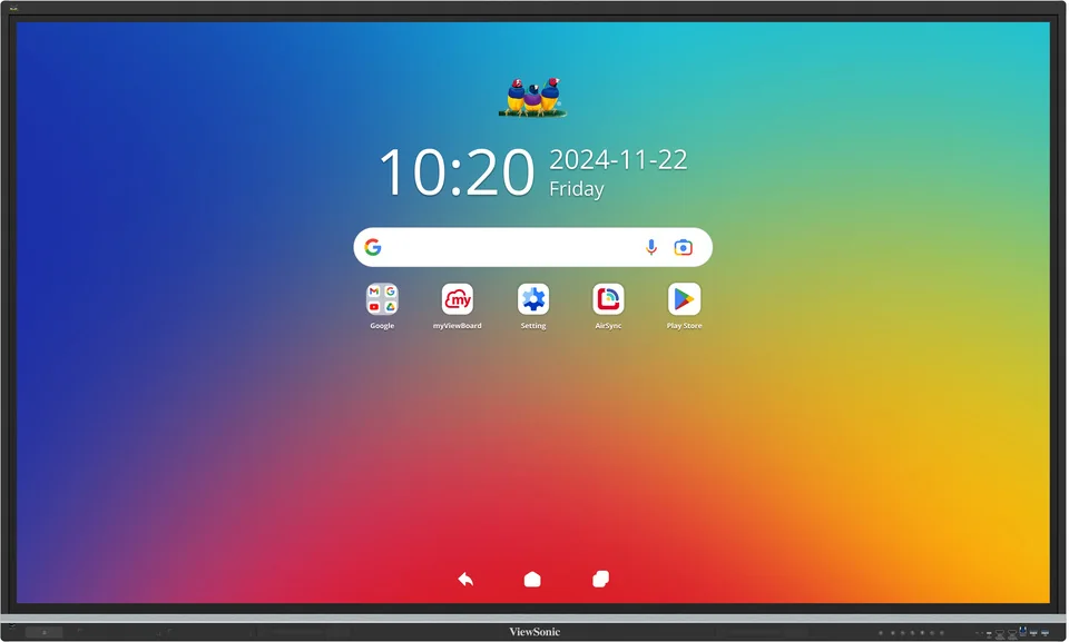 ViewSonic ViewBoard IFP8651-3C - Interaktives Touch-Display 86" - 4K UHD IPS - Android 14 EDLA - 50-Punkt Infrarot-Touch - 500 cd/m² - VESA 800x600