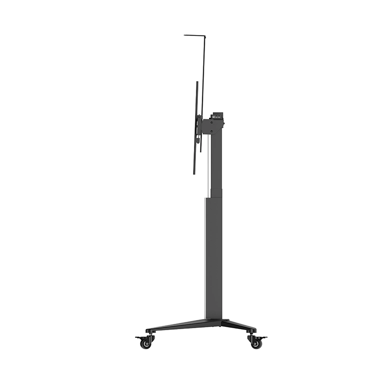 Hagor BrackIT Lift 8280 - Display Rollwagen 55-86 Zoll - neigbar, höhenverstellbar - motorisiert - Landscape - bis 85 kg - VESA 300x200-900x600 - schwarz/weiß