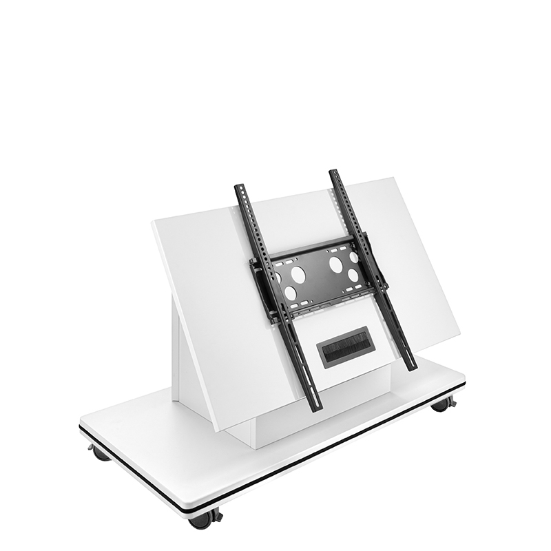 Hagor CON-Line Stage Trolley 55-65" 2736 - Rollwagen für Displays 55-65" - stufenlos neigbar - abschließbar - max. 40 kg - VESA 200x200-400x400 - weiß
