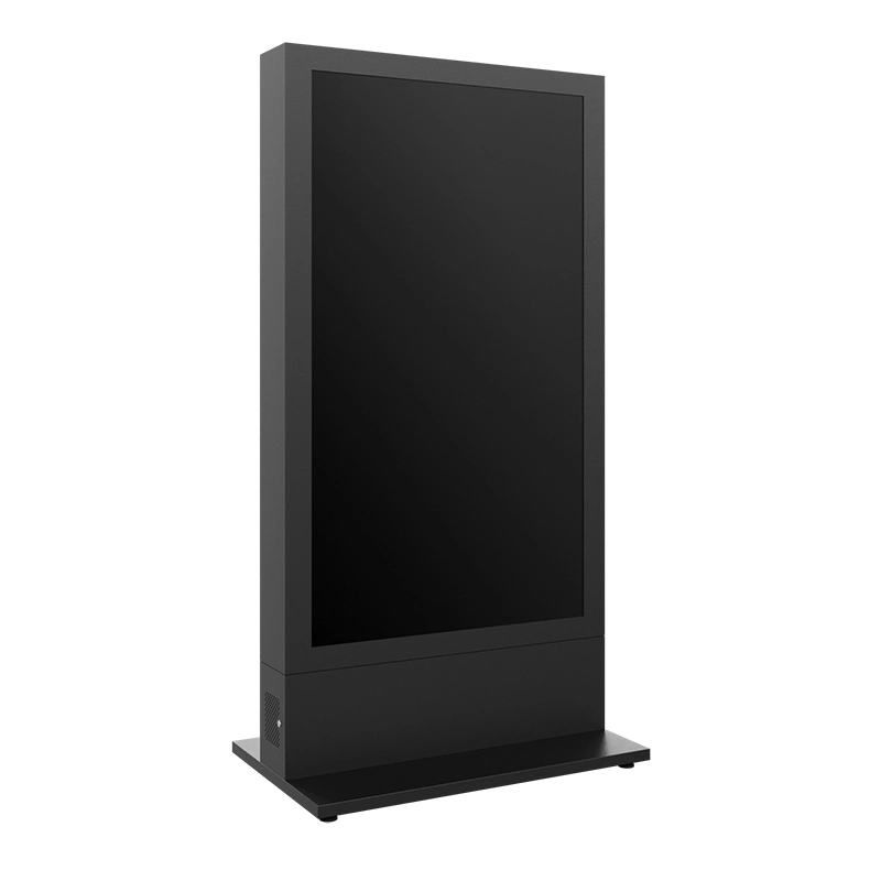 Hagor HP Kiosk 75" FS - Indoorstele 75" Portrait - abschliessbar mit Mini-PC-Fach - Anthrazitgrau