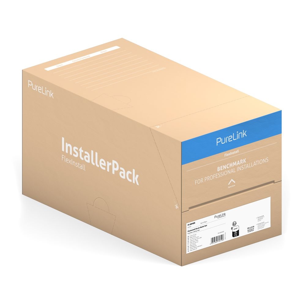 PureLink FI-U400-010-PCK - USB4 Gen2x2 USB-C Kabel - 1 m - 40er InstallerPack - 8K@30Hz - 20 Gbps - 100 W Power Delivery - Schwarz