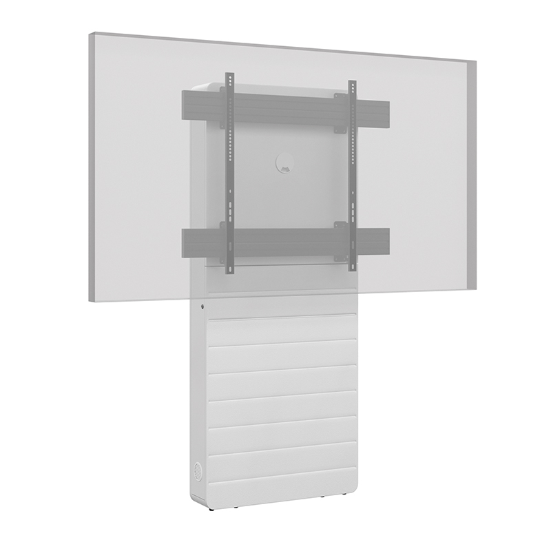 Hagor CON-Line W 75-86" 2809 - Medienstele Boden-Wandmontage - 75-86" - Landscape - max. 50 kg - VESA 900x800 - Weiß