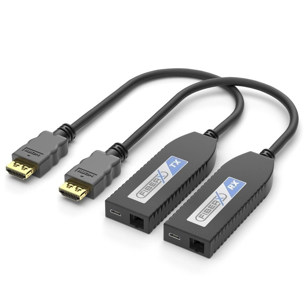 PureLink FiberX FX-P350 - HDMI 2.0 Pigtail Extender Glasfaser - bis 1000 m - 4K@60Hz - 18 Gbps - schwarz