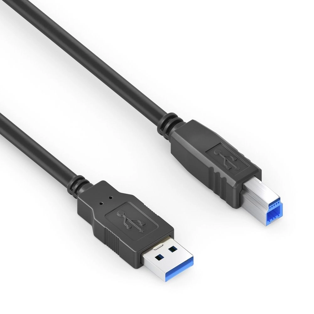 PureLink DS3000-250 - USB 3.2 Aktiv-Kabel USB-A auf USB-B, 25 m, APO, vergoldet, Schwarz