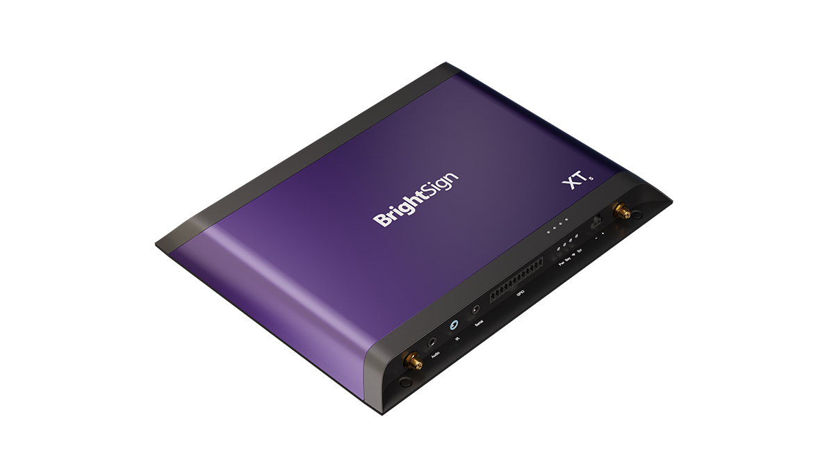 BrightSign XT2145 - 8K Digital Signage Player - 2x HDMI-Ausgang - HDMI-Eingang - PoE+ - BrightSignOS