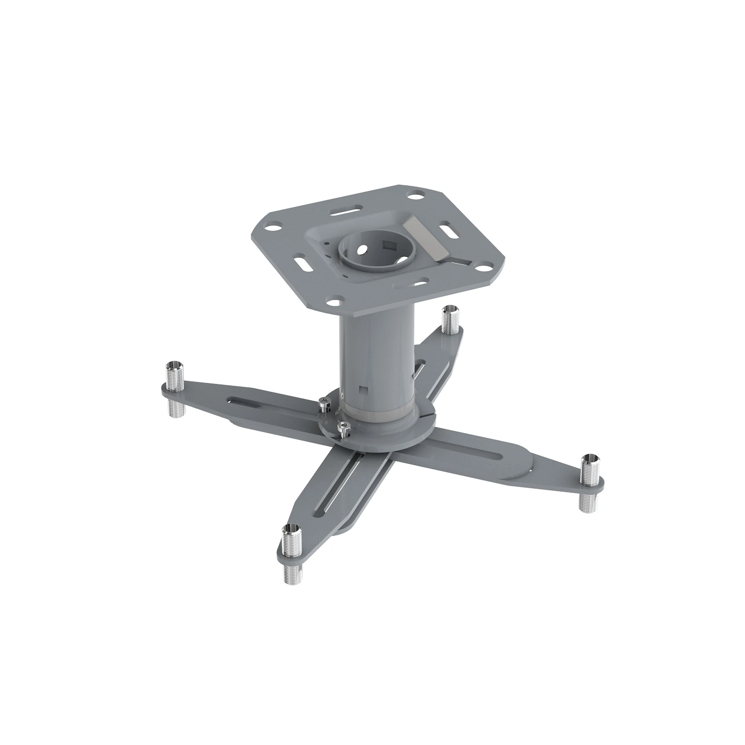Kindermann Comfort² 10 4000000010 - Beamer-Deckenhalterung 13 cm (fix) - max. 20 kg - TÜV/GS - Silber
