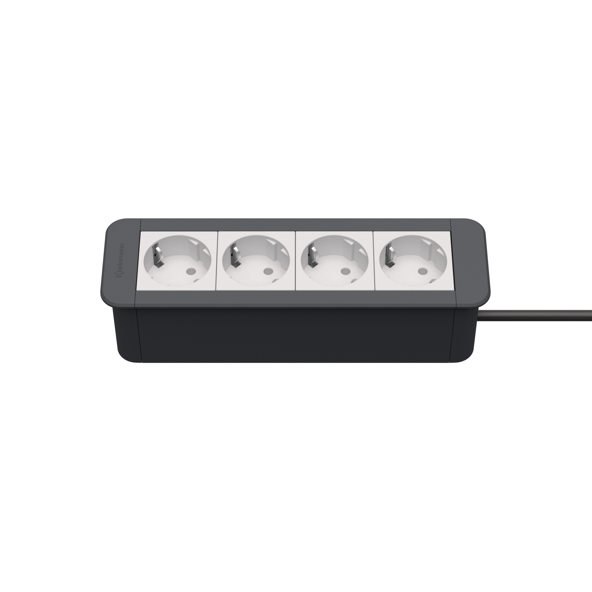 Kindermann CablePort Office frame 4-fach, 4x Strom