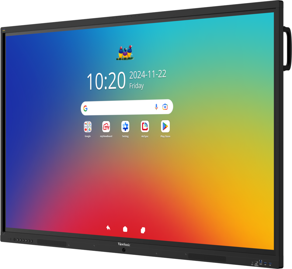 ViewSonic IFP6541-1-1C - Interaktives Touch-Display 65 Zoll - UHD 4K VA - Android 16 EDLA - 64-Punkt-Touch - 55W 2.1-Audio - VESA 600x400