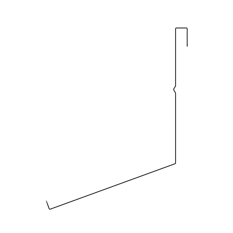 Hagor CON-Line Laptopholder 2933 - Laptop-Ablage zum Einhängen frontseitig mit Stützkante - B 550 x T 247 mm - Stahl pulverbeschichtet schwarz