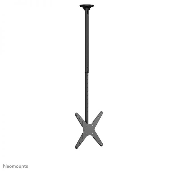 Neomounts FPMA-C340BLACK - Deckenhalterung 32-75" - max. 50 kg - VESA 400x400 - 360° Schwenk - H 106-156 cm - schwarz