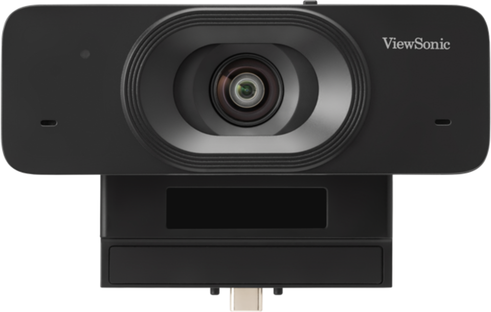 ViewSonic TeamJoin TWC101 - 4K USB-C Konferenzkamera für ViewBoard IFP51 & IFP63 - 117° Sichtfeld - 4x Digitalzoom - Dual-Mikrofon - Schwarz