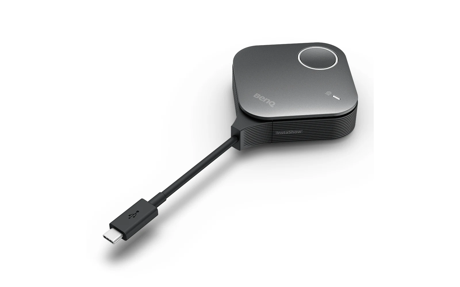 BenQ InstaShow VS25 - Drahtloses 4K-Konferenzsystem mit BYOM - Multimedia Hub - 2 Buttons USB-C/HDMI - Wi-Fi 6 - schwarz