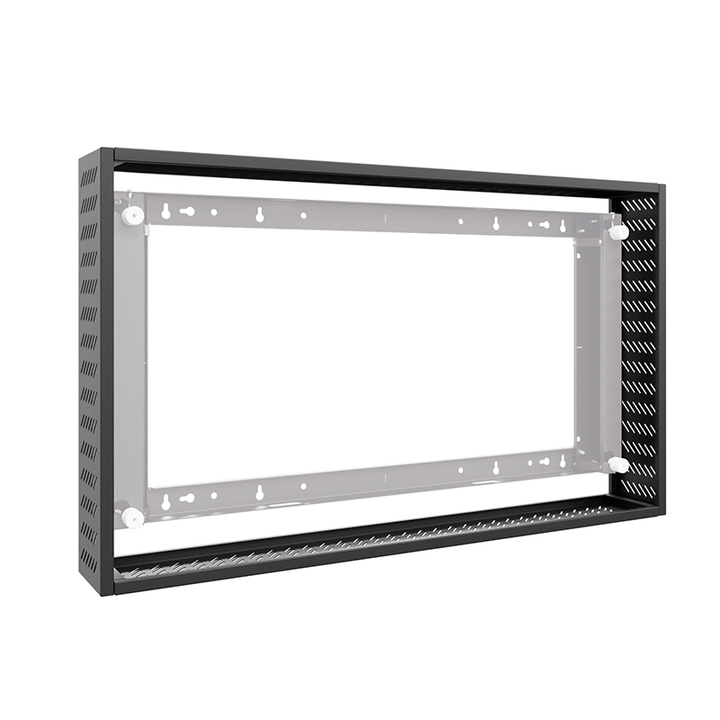 Hagor Cover-Set WH LG XE4 49" 5872 - Diebstahlsichere Abdeckung für Wandhalterung 5867 - hochwetterfest - Schwarz