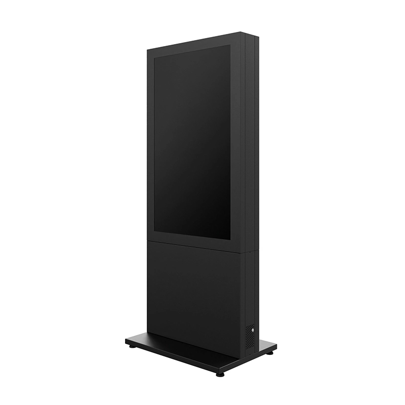 Hagor HP Kiosk 55" FS B2B - Back-to-Back Indoorstele 55" für 2 Displays - Portrait - abschliessbar - Graphit