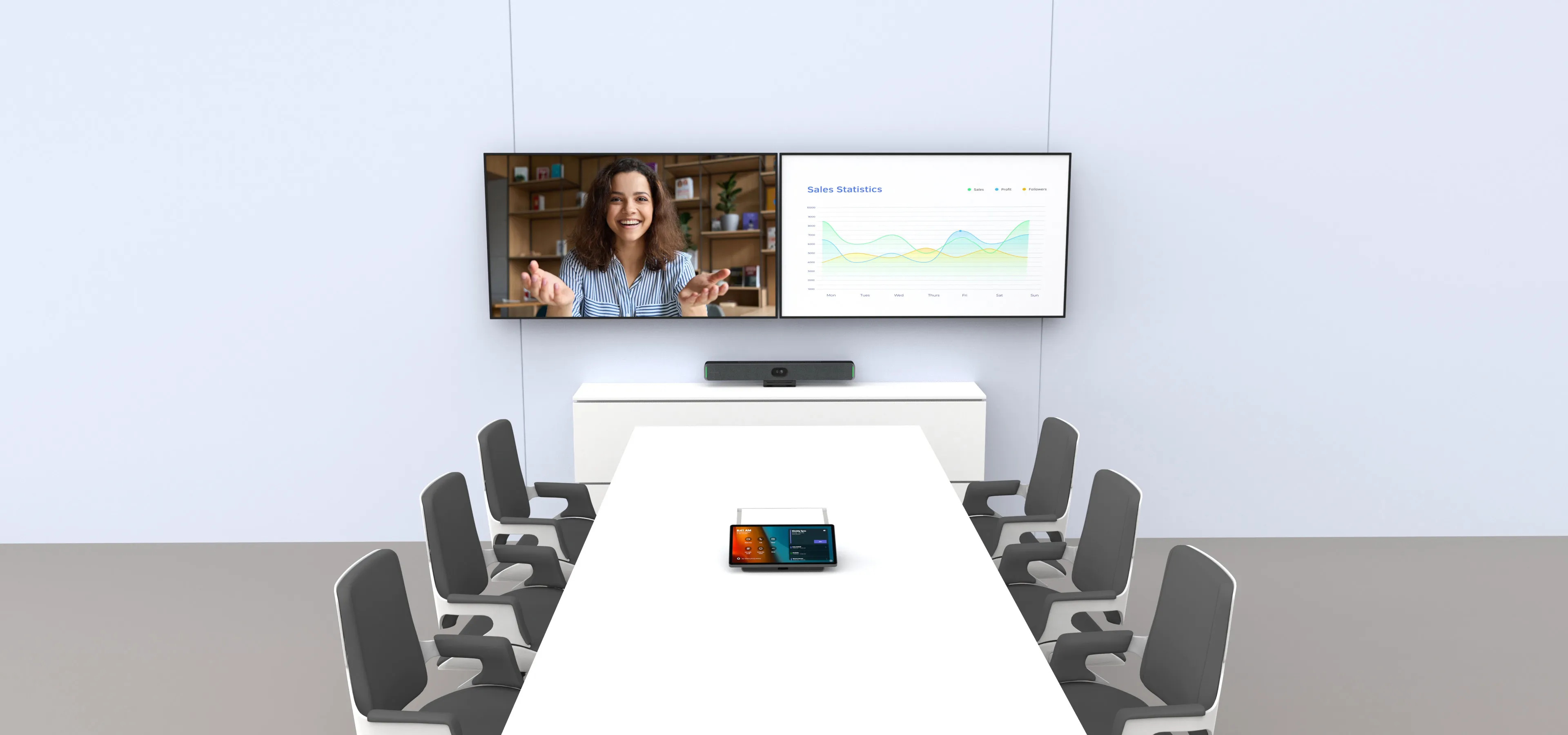 Maxhub Xbar V50 Kit - Microsoft Teams MDEP Android Videobar - 11,6 Zoll Touchpad