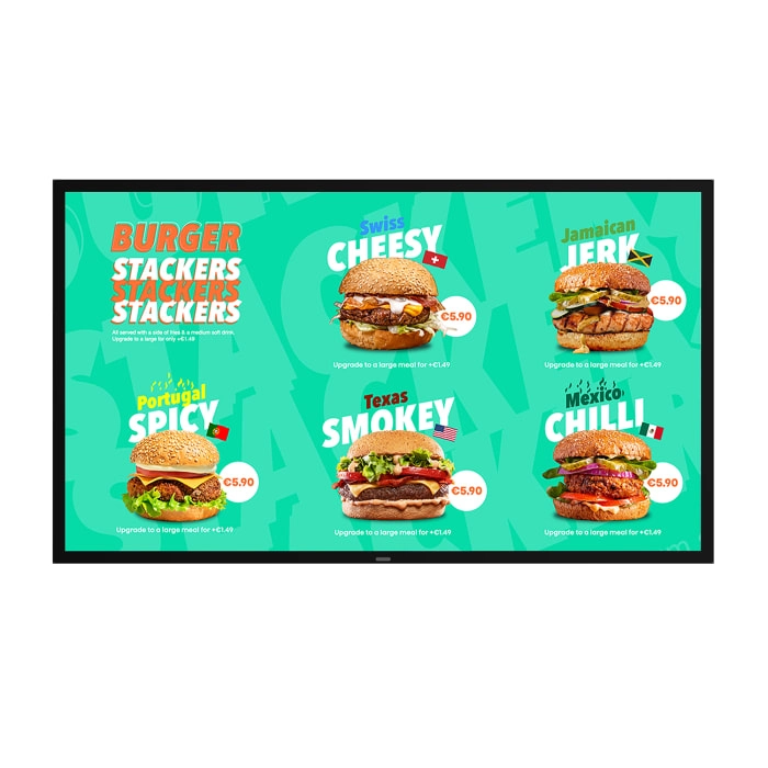 Hisense 55OP90FE - 55" Outdoor Display - 4K UHD - 4.000 cd/m² - 24/7 - IP56 - IK10 - Android 14 - VESA 1186x560 - schwarz