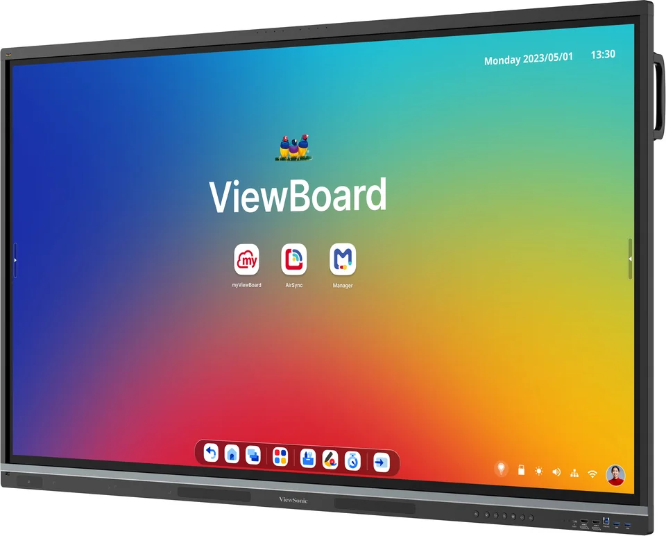 ViewSonic ViewBoard IFP6551-3C - Interaktives Touch-Display 65" - 4K UHD - Android 14 EDLA - 50-Punkt Infrarot-Touch - 500 cd/m² - VESA 600x400