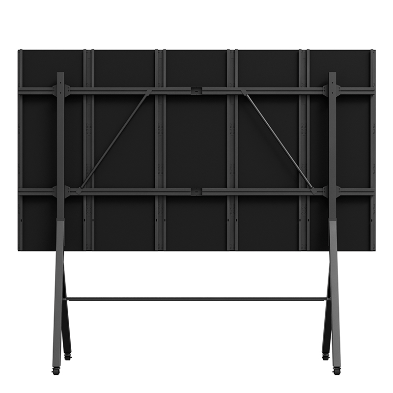 Hagor HP LED Trolley LG LAPA 136" 6298 - mobiles Standsystem für LG LAPA136-GF - 3 Höhen - Rollen mit Feststellbremse - inkl. AV-Ablage - schwarz