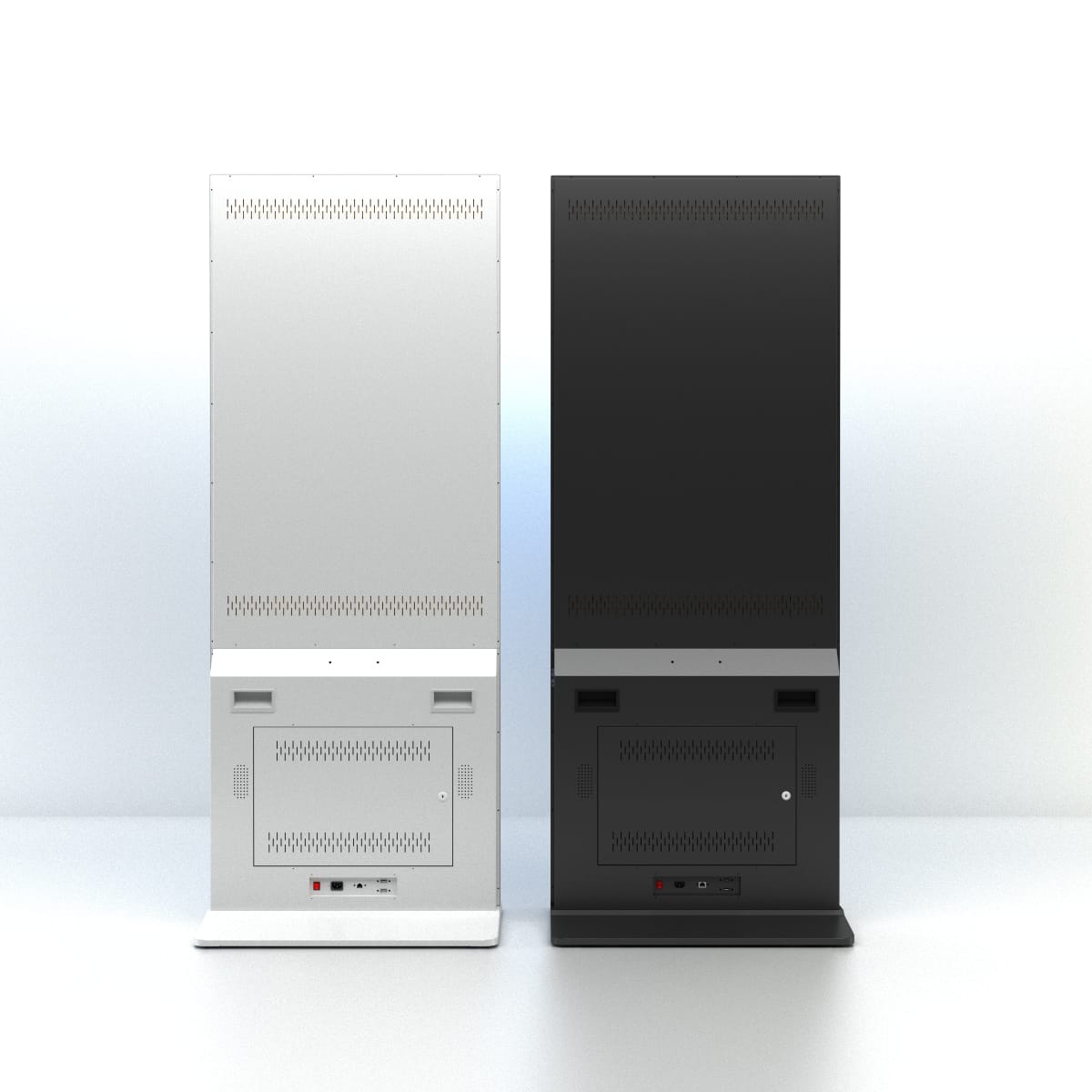 SWEDX Lamina Touch SWLT-55K8-A2-V2 - Touch-Stele 55" Portrait - 4K UHD - 350 cd/m² - 24/7 - Infrarot 10-Punkt-Touch - NO-OS - schwarz