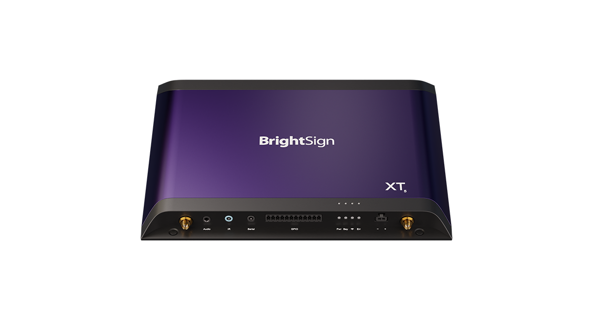 BrightSign XT2145 - 8K Digital Signage Player - 2x HDMI-Ausgang - HDMI-Eingang - PoE+ - BrightSignOS