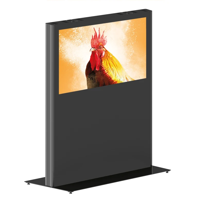 Hagor vis-it Landscape 49 - 55" 1915 - Indoorstele Landscape - 49 - 55" (124 - 140 cm) - Mini-PC-Fach abschließbar - aktive Lüftung - Anthrazitgrau RAL 7016
