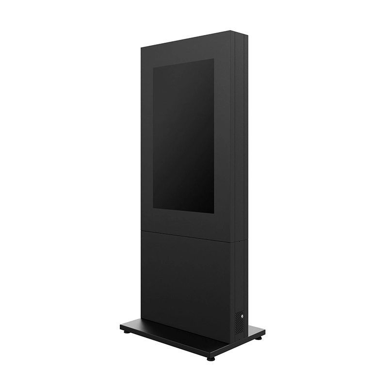 Hagor HP Kiosk 46" FS B2B - Back-to-Back Indoorstele 46" für 2 Displays - Portrait - abschliessbar - Anthrazitgrau