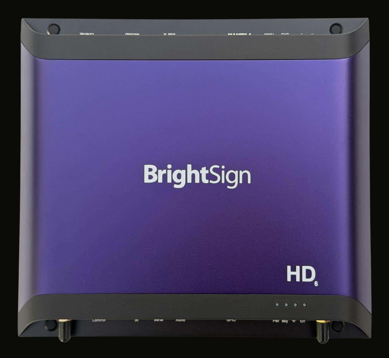 BrightSign HD1026 - 4K Digital Signage Player - 10-bit HDR - USB-A, RS-232, GPIO - BrightSignOS