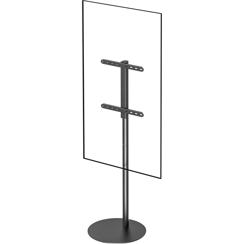Vision VFM-F4 - Display-Bodenständer freistehend - 30-65" - VESA bis 400x400 - 30 kg Tragkraft - 1500 mm Säulenhöhe - schwarz