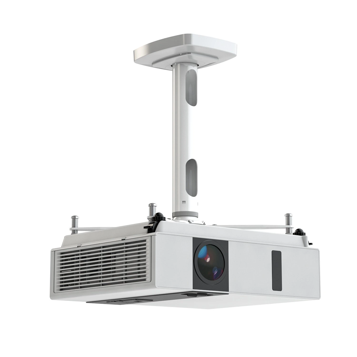 Kindermann Comfort² 30 4000000031 - Beamer-Deckenhalterung 30 cm (fix) - max. 20 kg - TÜV/GS - Weiß