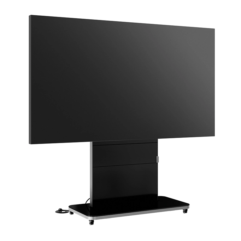 Hagor Pro Tower L Mobiles Standsystem - Display Rollwagen 75-98" - Landscape - neigbar - höhenverstellbar - max. 140 kg - VESA 200x200-900x600 - schwarz