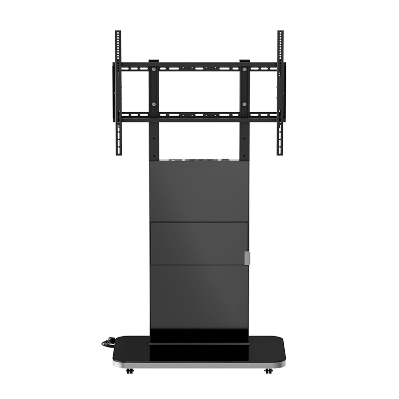 Hagor Pro-Tower M Mobiles Standsystem - Display Rollwagen 46-65" - Landscape - neigbar - höhenverstellbar - max. 80 kg - VESA 200x200-800x600 - schwarz