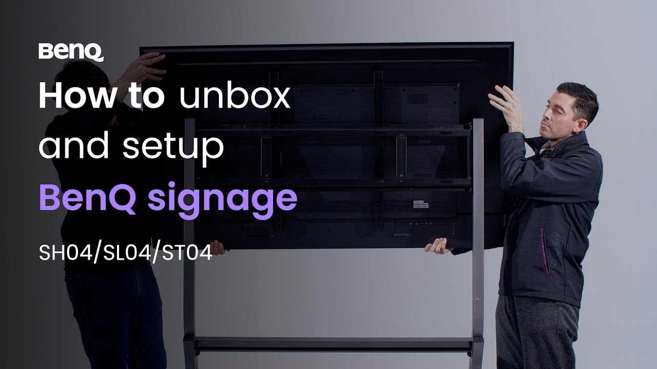 Unboxing BenQ ST04 Series