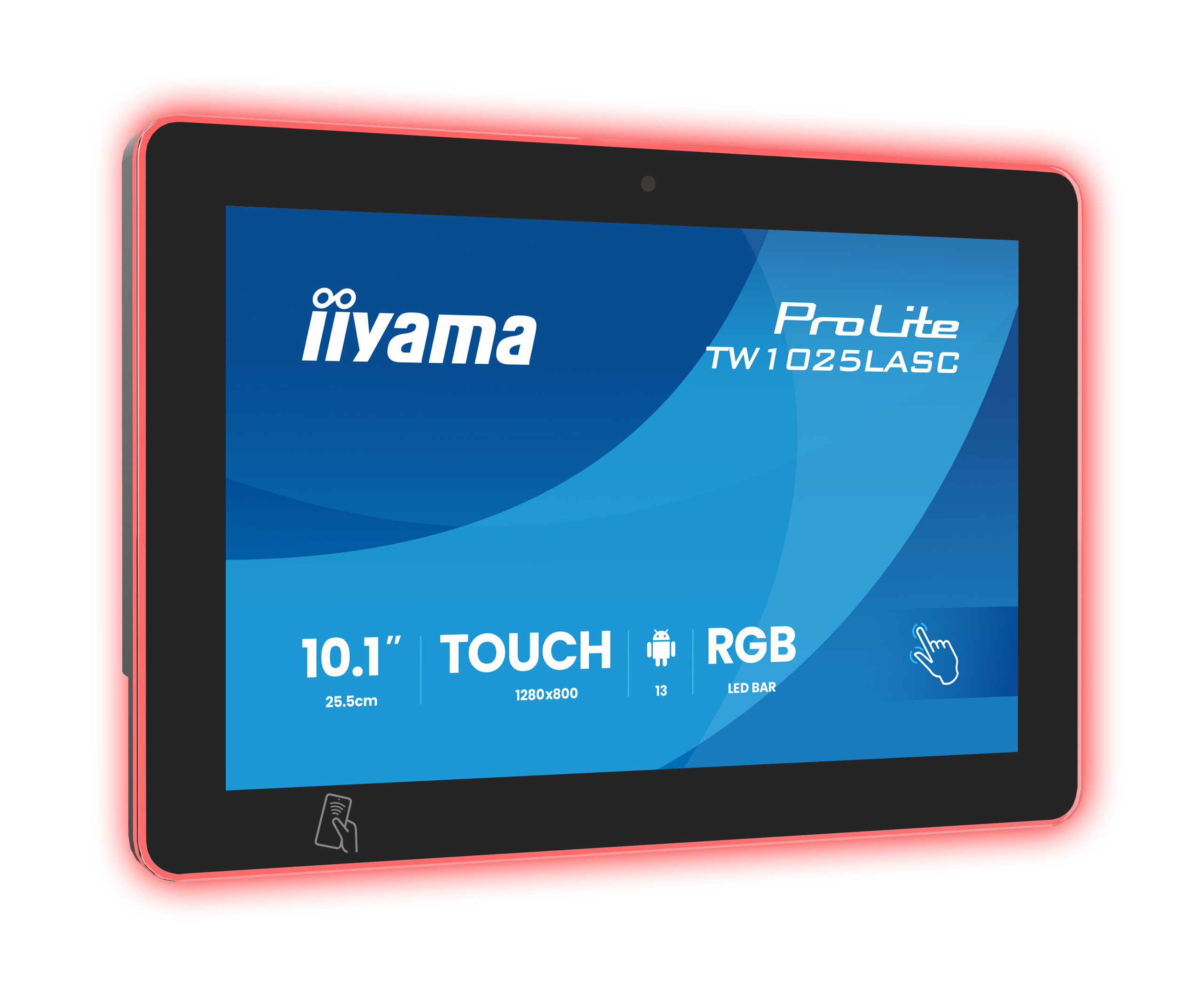iiyama ProLite TW1025LASC-B3PNR 10,1" Touch-Display – Android 13 – PoE-Betrieb